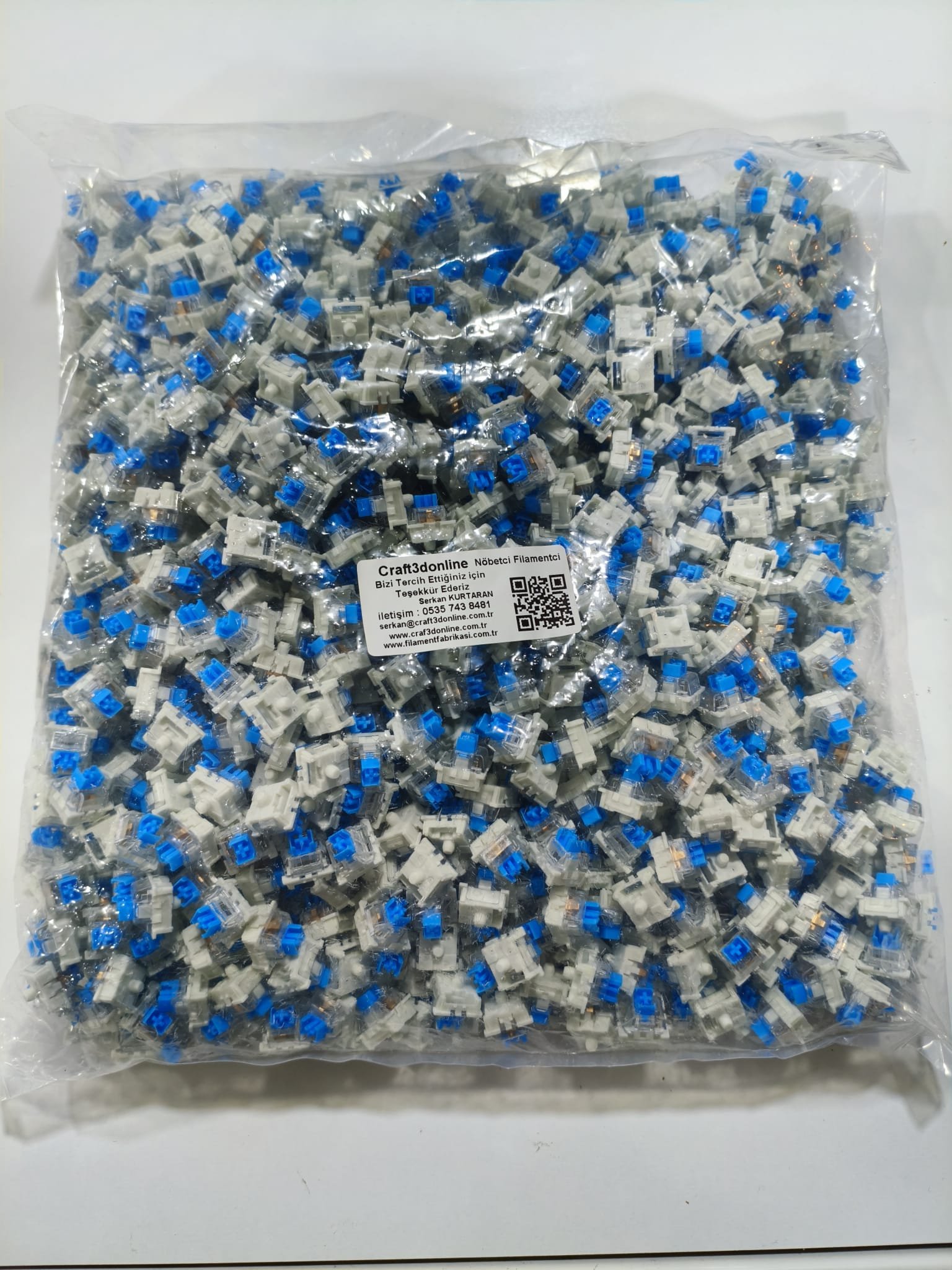 Mavi Clicker 1000 Adet